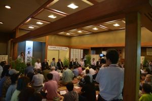 立ち見がでるほどの来場がありました