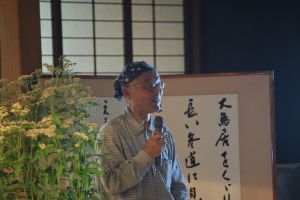琵琶湖バレーアサギマダラの会元会長 金田忍さん