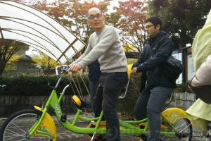 家族連れやカップルなど30人以上の試乗者がおられたようです