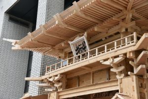 地獄(学園祭会場)の入口です。作りこまれてます。