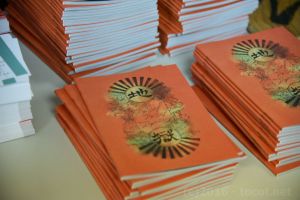 学園祭のパンフ。力入ってますね。